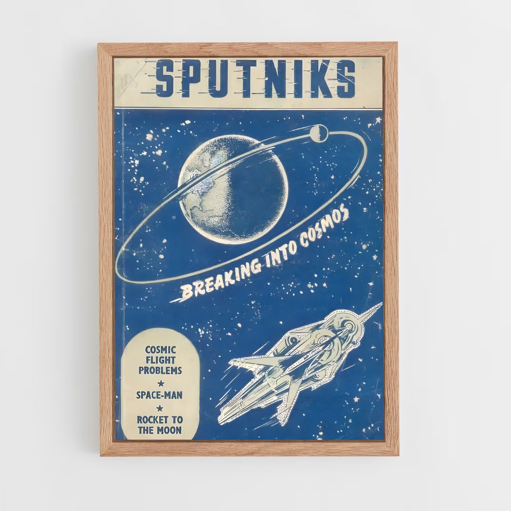 Poster splendide cosmos – affiche Espace rétro (vue 4)
